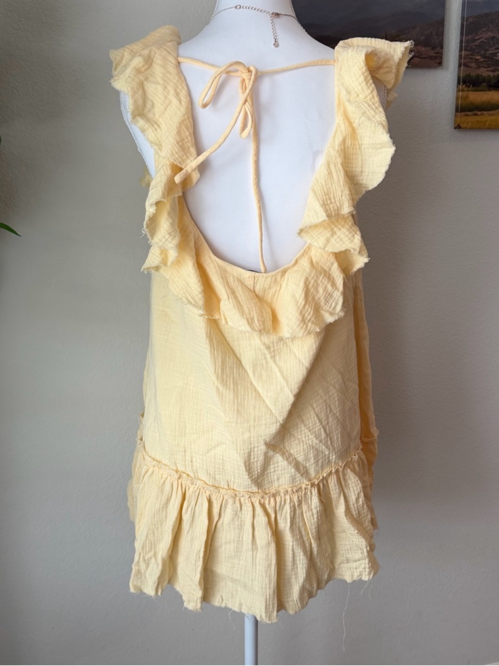 Princess Polly Yellow Ruffle Mini Dress - Picture 6 of 6